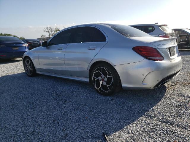 Sedans MERCEDES-BENZ C-CLASS 2015 Srebrny