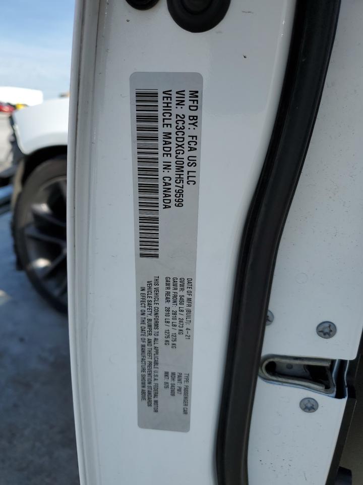 2021 Dodge Charger Scat Pack VIN: 2C3CDXGJ0MH579599 Lot: 54201825