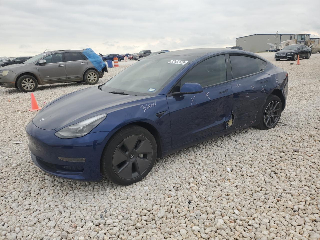 2023 Tesla Model 3 en Venta en Taylor, TX - Side
