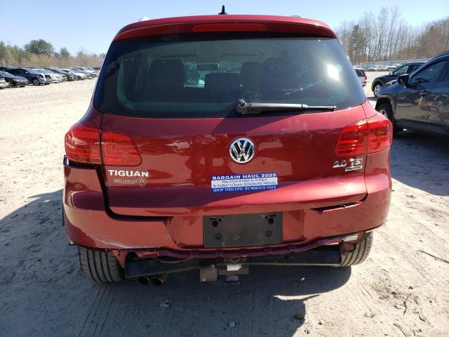  VOLKSWAGEN TIGUAN 2013 Czerwony