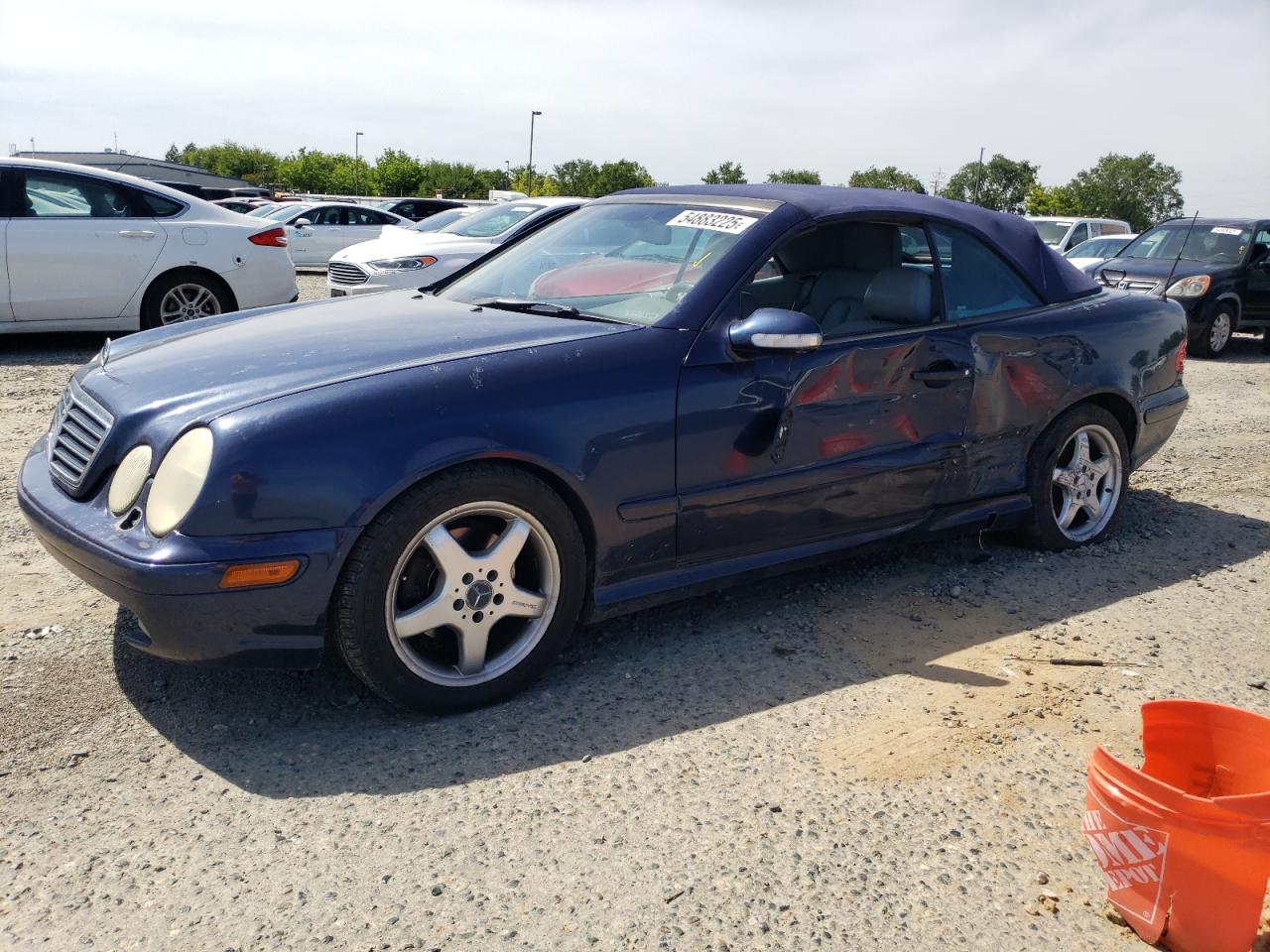 2000 Mercedes-Benz Clk 430 للبيع في Sacramento، CA - Side