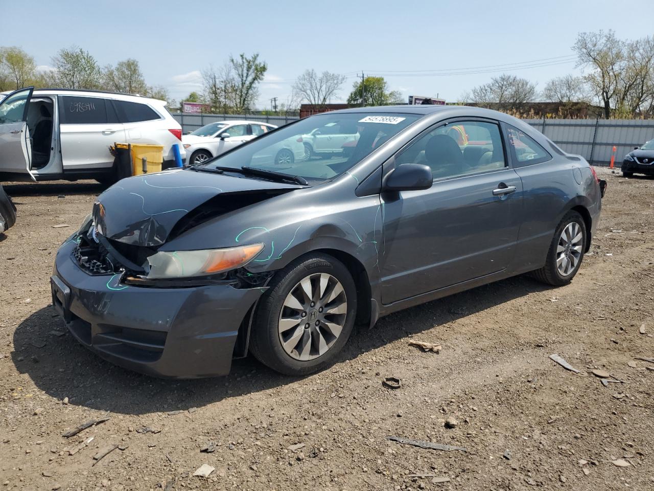 2010 Honda Civic Exl na sprzedaż w Chicago Heights, IL - Frame Damage