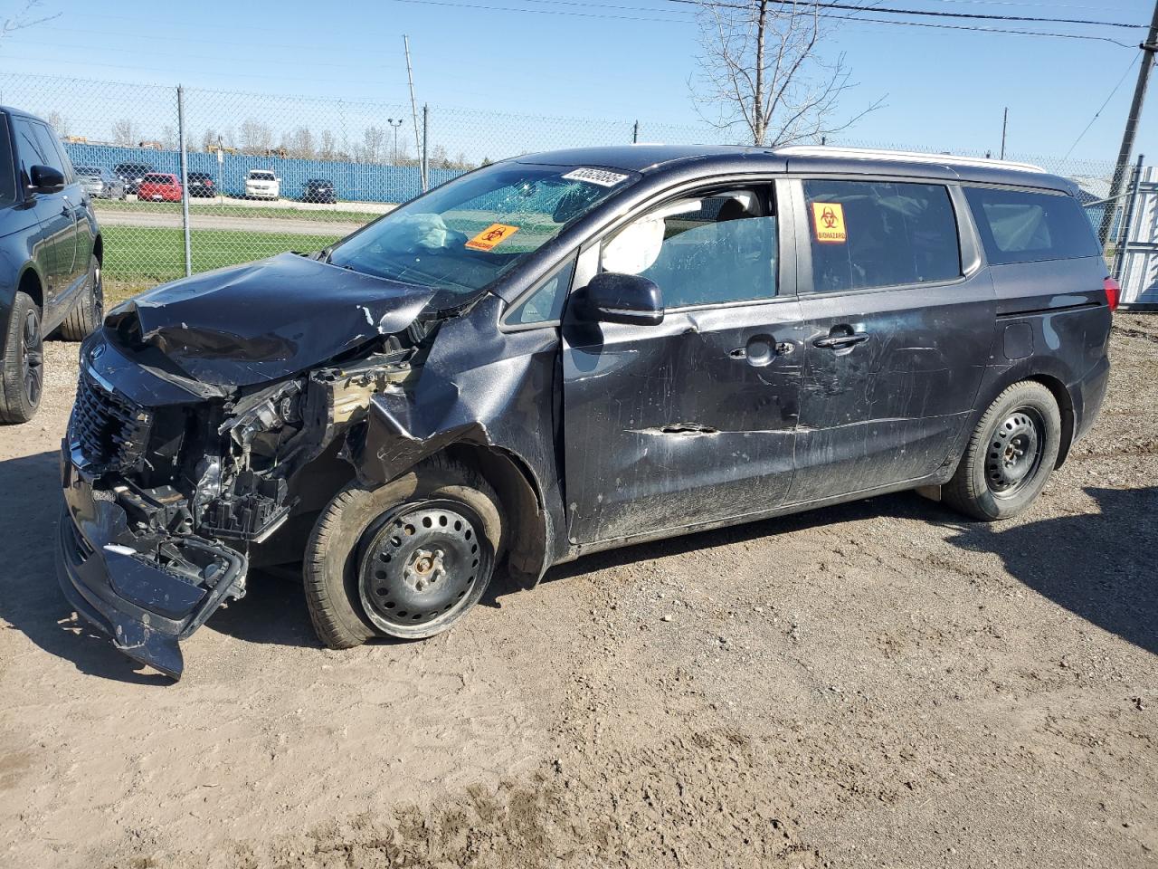2020 Kia Sedona Lx იყიდება London-ში, ON - Vandalism