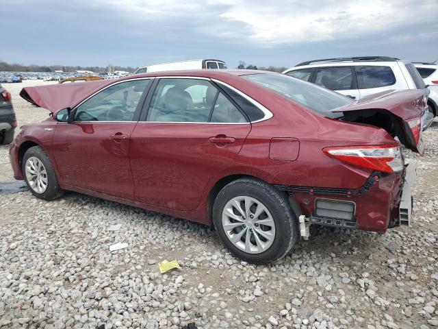  TOYOTA CAMRY 2016 Красный