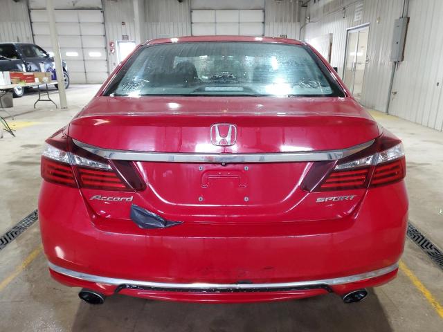  HONDA ACCORD 2016 Red