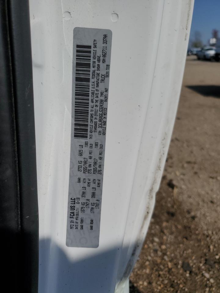 2018 Ram 1500 St VIN: 3C6JR6AG6JG324390 Lot: 54207155