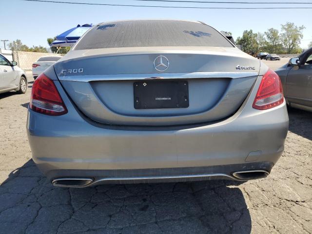 Sedans MERCEDES-BENZ C-CLASS 2015 Srebrny