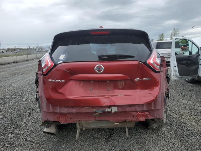  NISSAN MURANO 2015 Красный