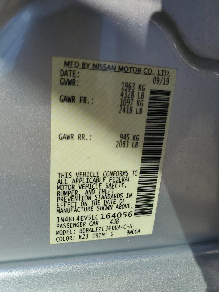 1N4BL4EV5LC164056 NISSAN ALTIMA 2020