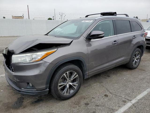  TOYOTA HIGHLANDER 2016 Сірий