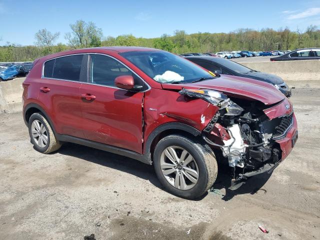  KIA SPORTAGE 2017 Czerwony