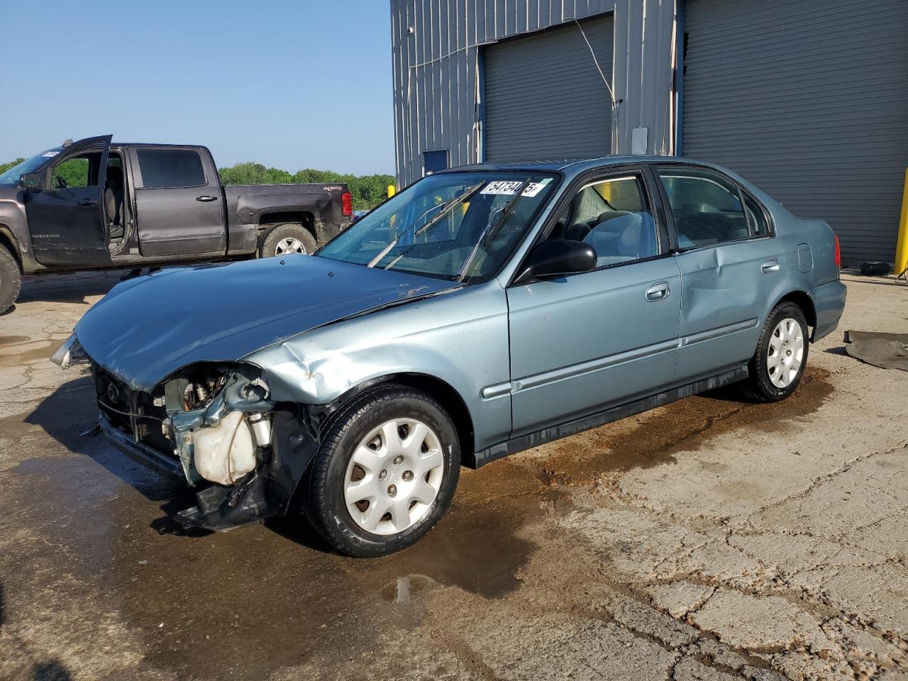 2000 Honda Civic Base продається в Memphis, TN - Front End