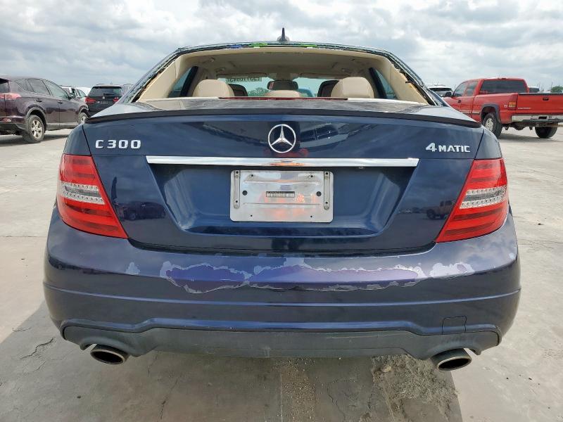 Sedans MERCEDES-BENZ C-CLASS 2013 Granatowy