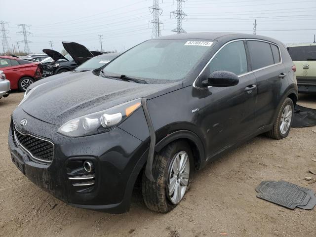 KIA SPORTAGE 2017 Черный