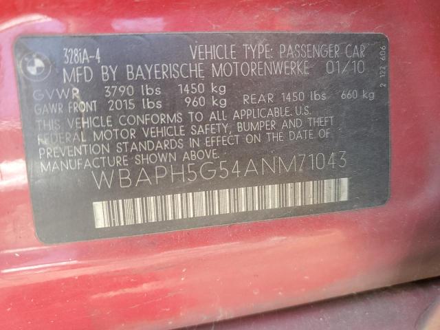 2010 BMW 328 I SULEV  