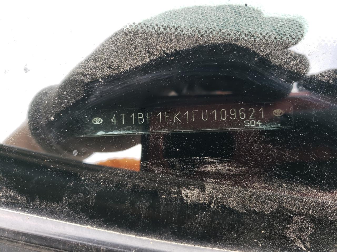 2015 Toyota Camry Le VIN: 4T1BF1FK1FU109621 Lot: 54108335