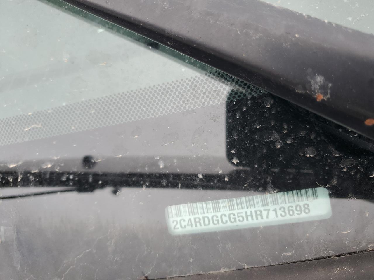 2017 Dodge Grand Caravan Sxt VIN: 2C4RDGCG5HR713698 Lot: 51915565