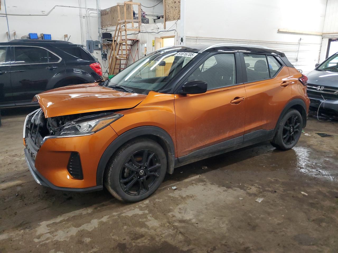 2021 Nissan Kicks Sv за продажба в Ham Lake, MN - Front End