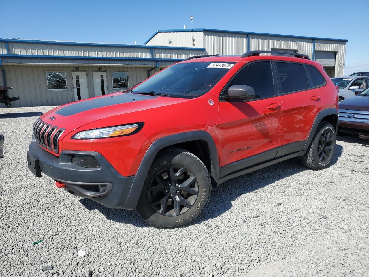 2017 Jeep Cherokee Trailhawk იყიდება Earlington-ში, KY - Hail
