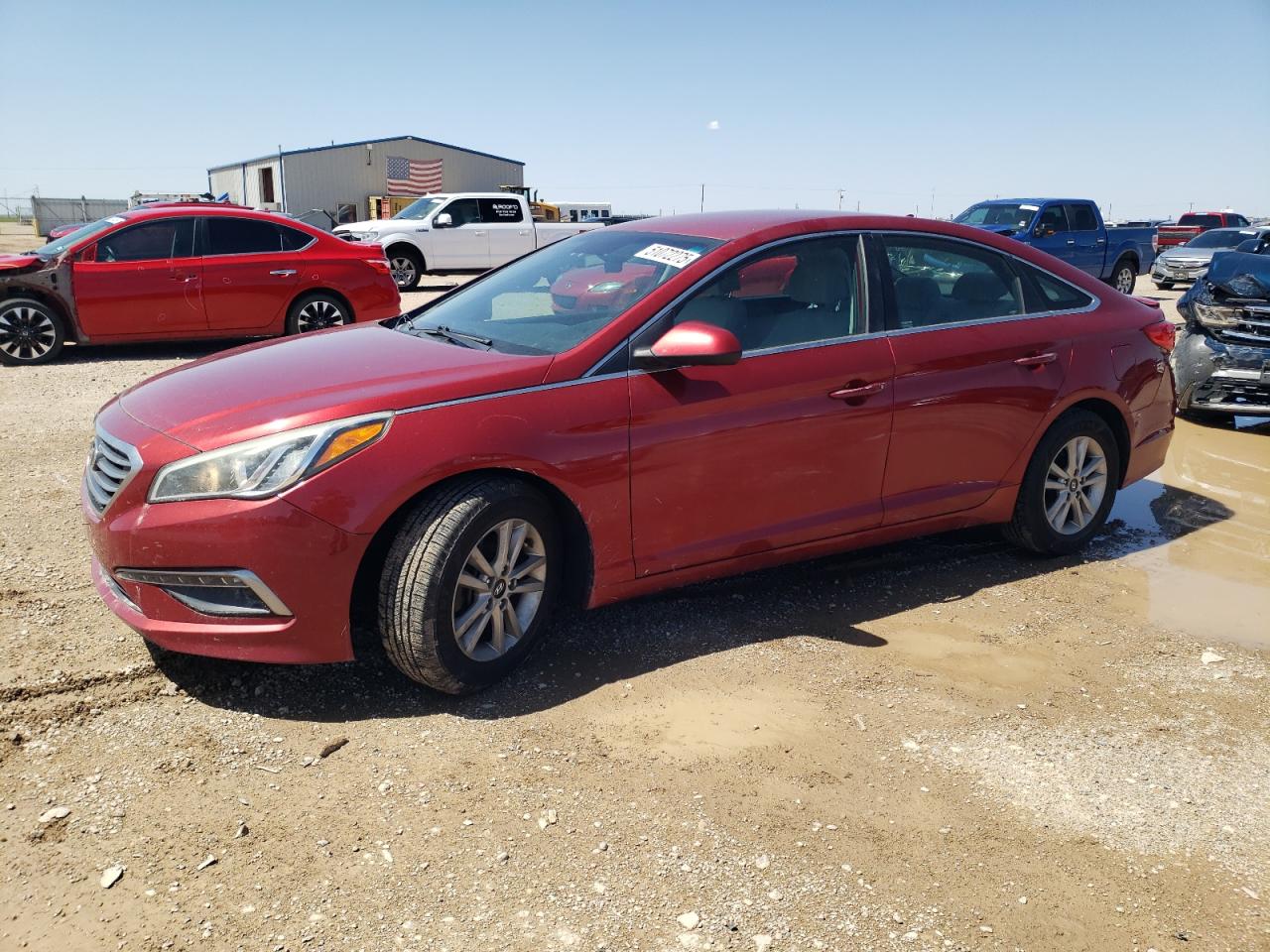 2015 Hyundai Sonata Se en Venta en Amarillo, TX - Rear End