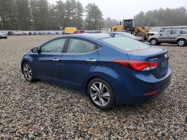  HYUNDAI ELANTRA 2015 Granatowy
