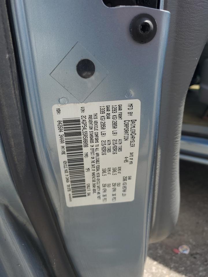 2005 Chrysler Town & Country Touring VIN: 2C4GP54L55R508098 Lot: 54902735