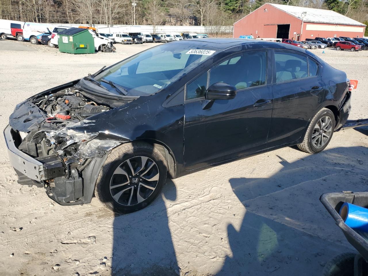 2015 Honda Civic Ex en Venta en Mendon, MA - Front End