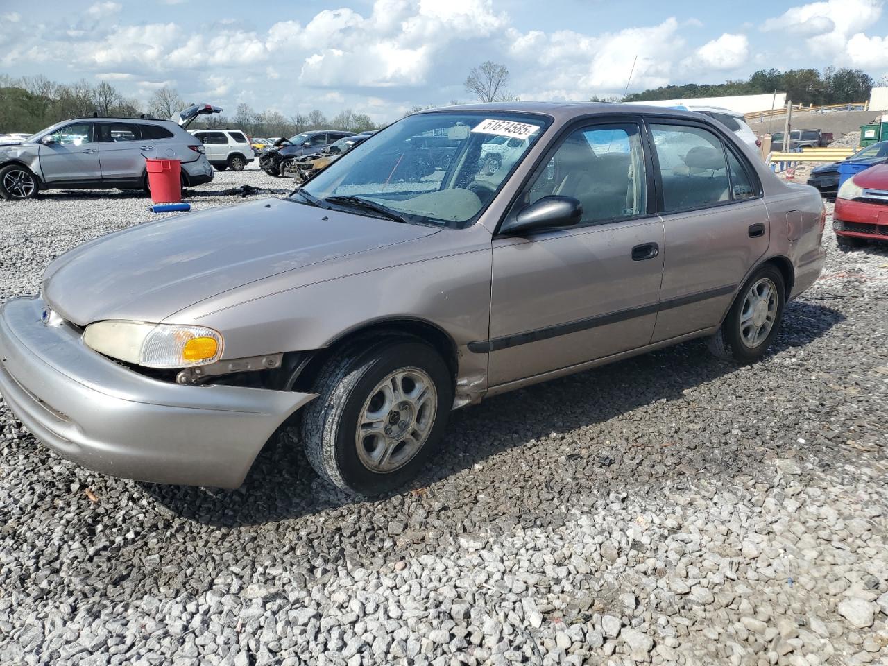 1998 Chevrolet Geo Prizm Base en Venta en Hueytown, AL - Front End