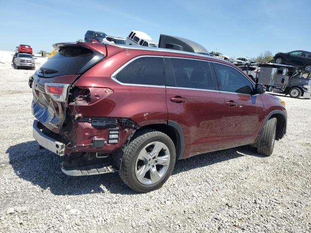  TOYOTA HIGHLANDER 2015 Maroon