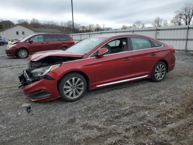  HYUNDAI SONATA 2015 Red