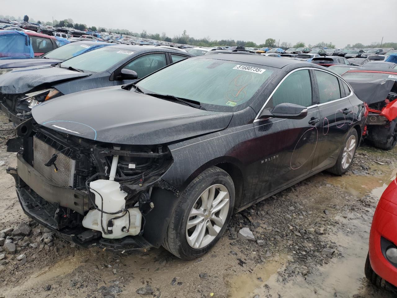 2017 Chevrolet Malibu Lt للبيع في Madisonville، TN - Front End