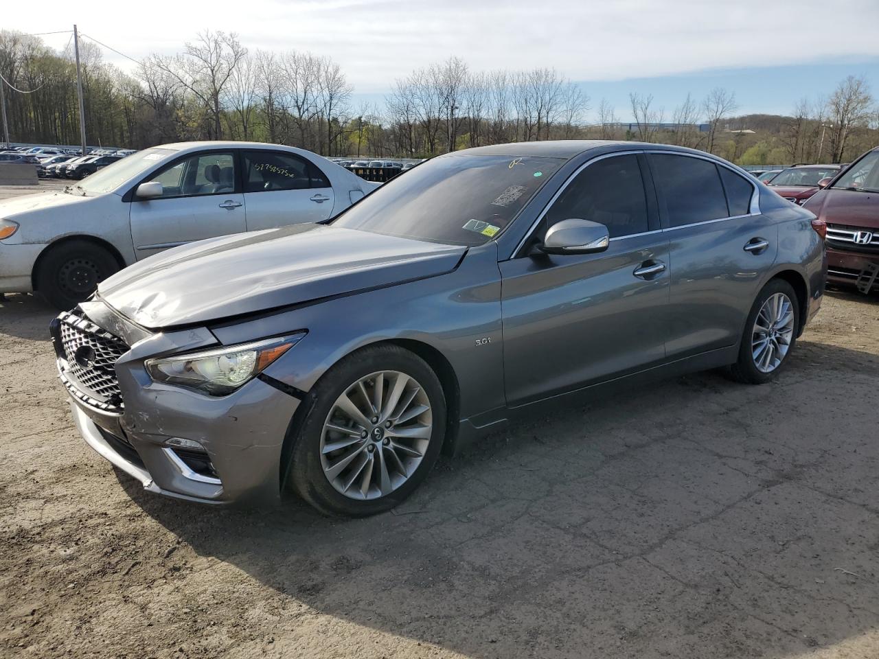 2018 Infiniti Q50 Luxe იყიდება Marlboro-ში, NY - Front End
