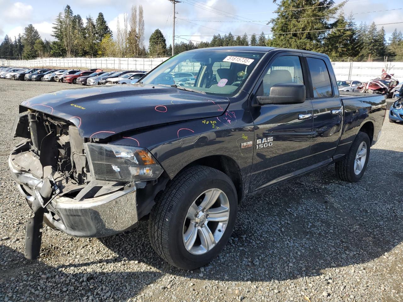 2013 Ram 1500 Slt за продажба в Graham, WA - Front End