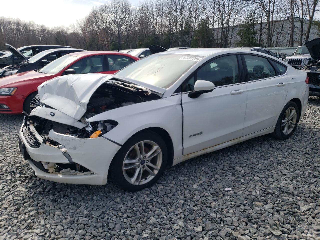 2018 Ford Fusion Se Hybrid na sprzedaż w North Billerica, MA - Front End
