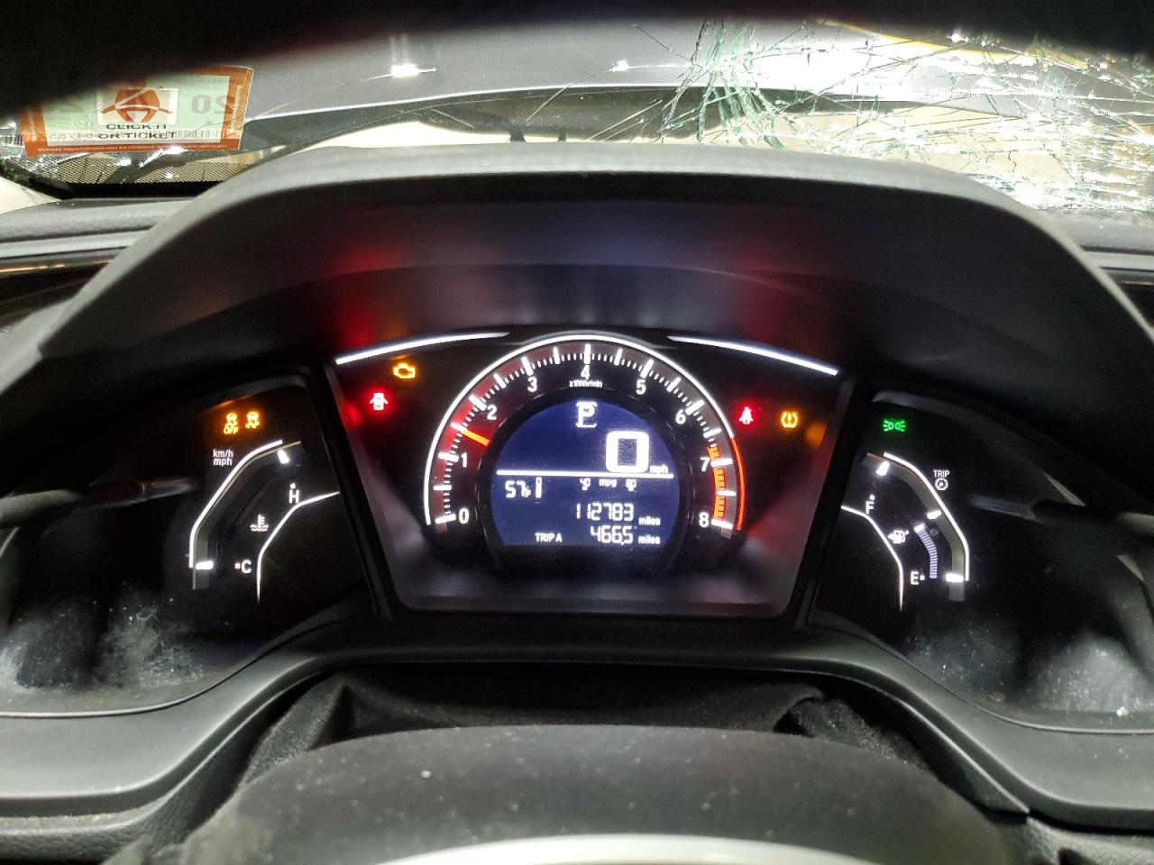 19XFC2F59GE216219 HONDA CIVIC 2016
