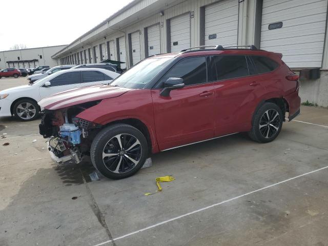  TOYOTA HIGHLANDER 2021 Czerwony