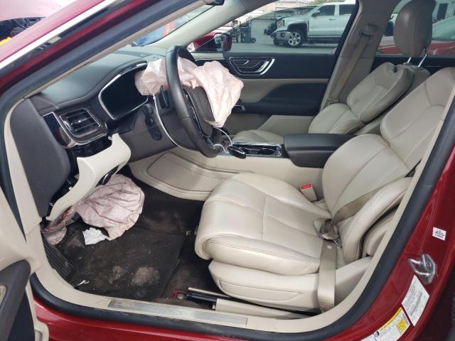  LINCOLN CONTINENTL 2017 Czerwony