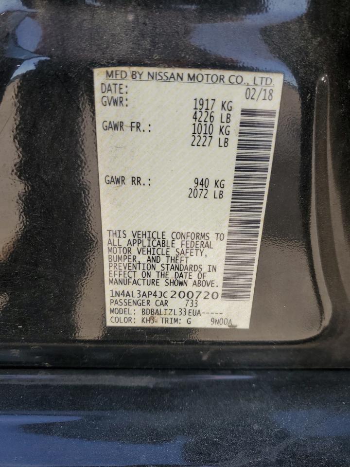 1N4AL3AP4JC200720 NISSAN ALTIMA 2018
