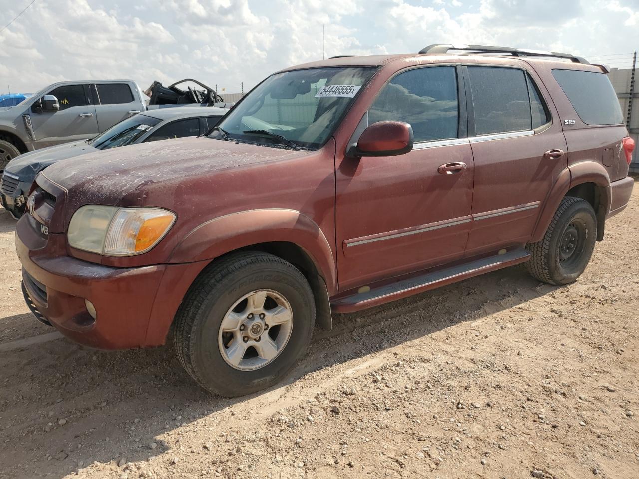 2007 Toyota Sequoia Sr5 en Venta en Andrews, TX - Hail