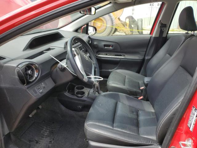  TOYOTA PRIUS 2015 Red