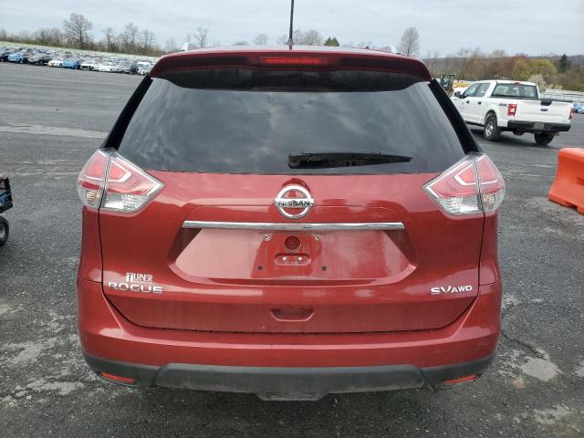 Parquets NISSAN ROGUE 2015 Czerwony