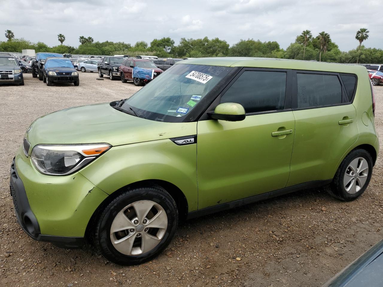 2016 Kia Soul na sprzedaż w Mercedes, TX - Water/Flood