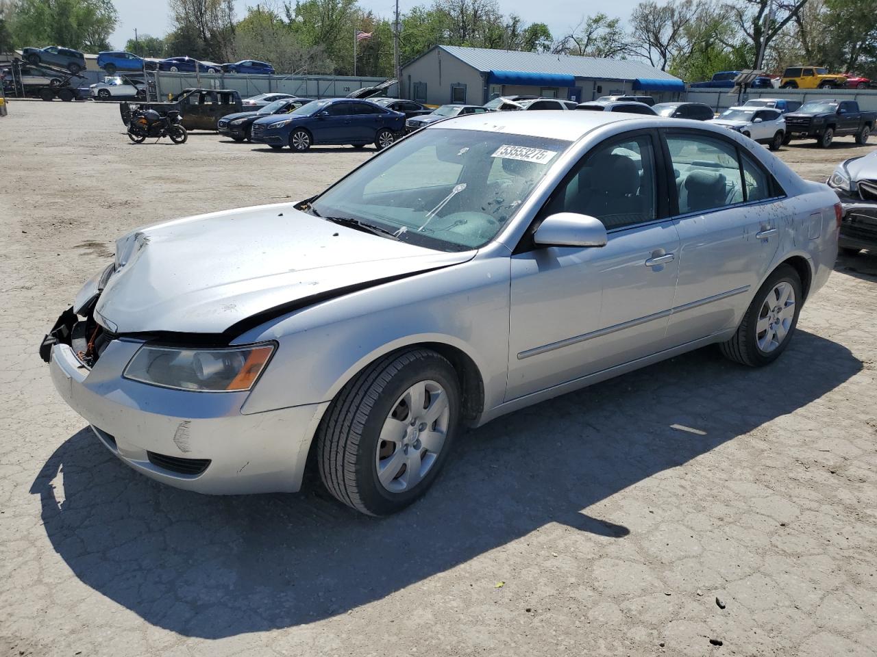 2008 Hyundai Sonata Gls na sprzedaż w Wichita, KS - Front End