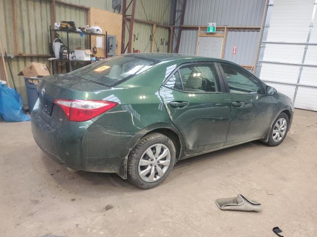  TOYOTA COROLLA 2015 Зеленый