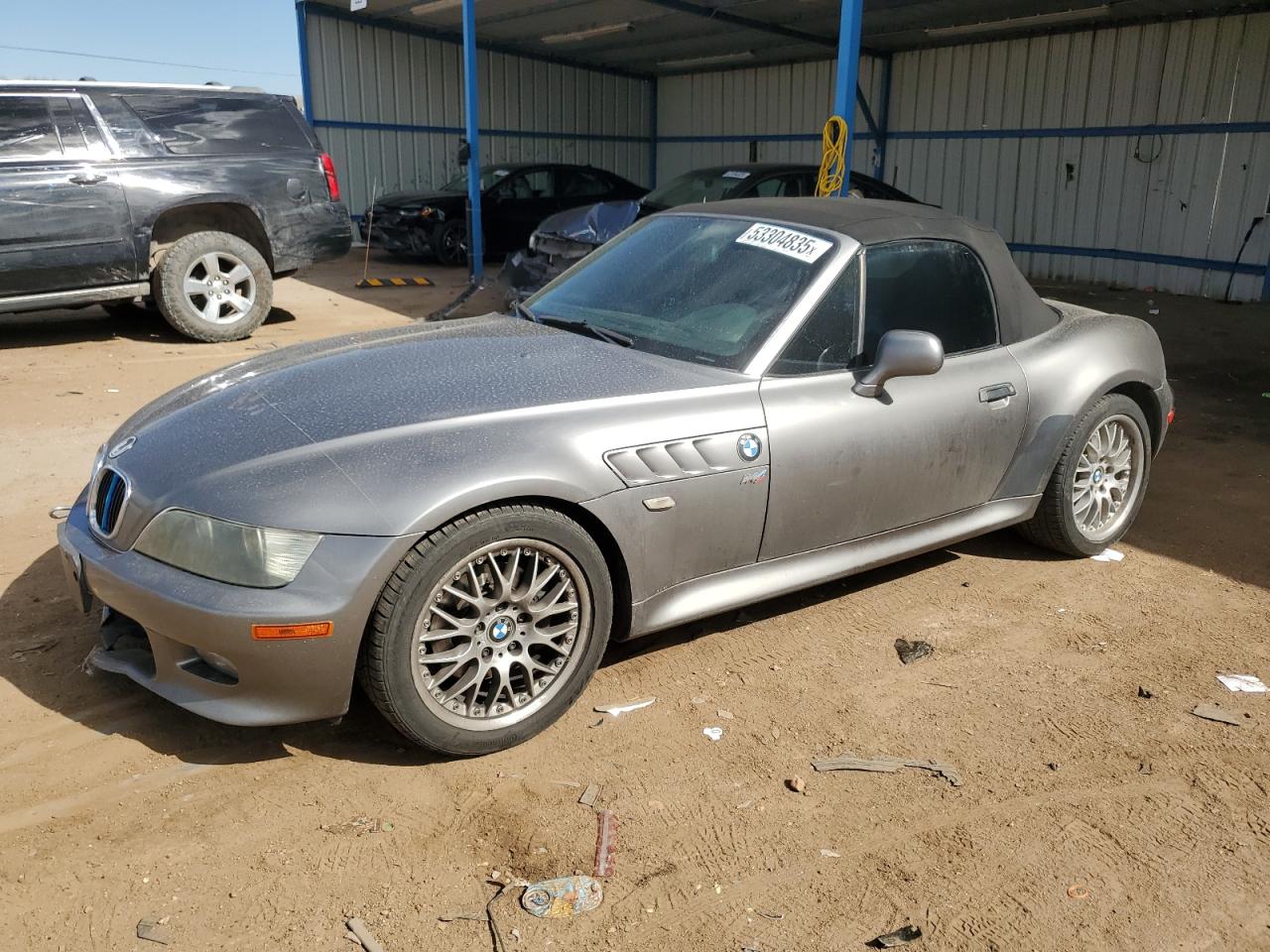 2001 Bmw Z3 3.0 de vânzare în Colorado Springs, CO - Front End