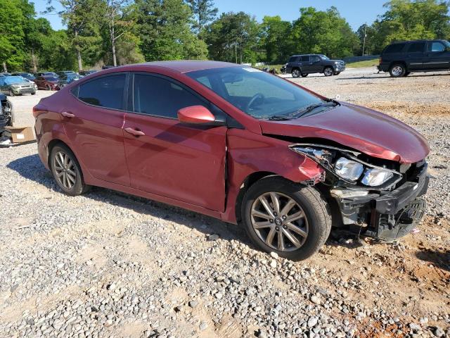  HYUNDAI ELANTRA 2015 Burgundy