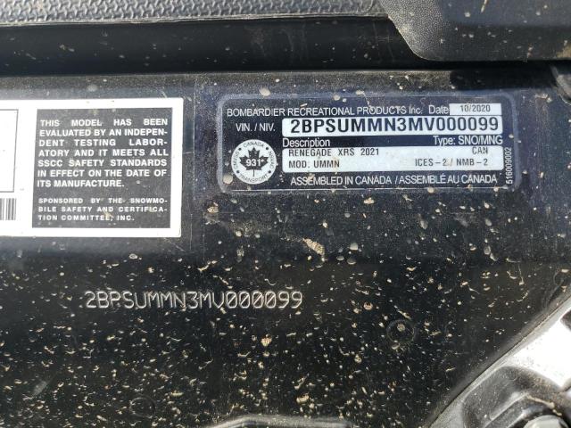 2021 SKIDOO RENEGADE