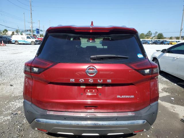  NISSAN ROGUE 2021 Czerwony
