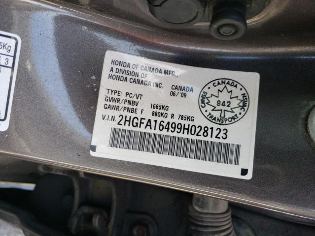 2009 HONDA CIVIC DX-G