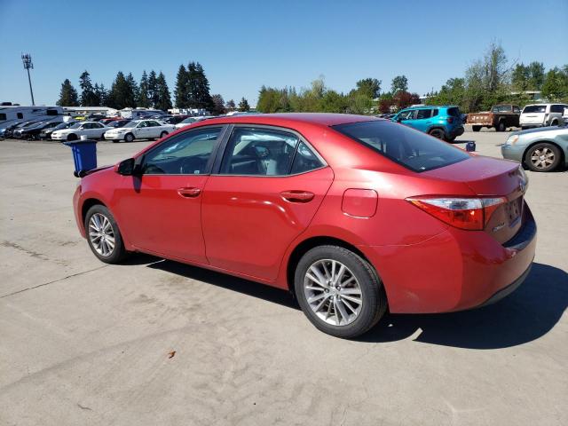  TOYOTA COROLLA 2014 Red